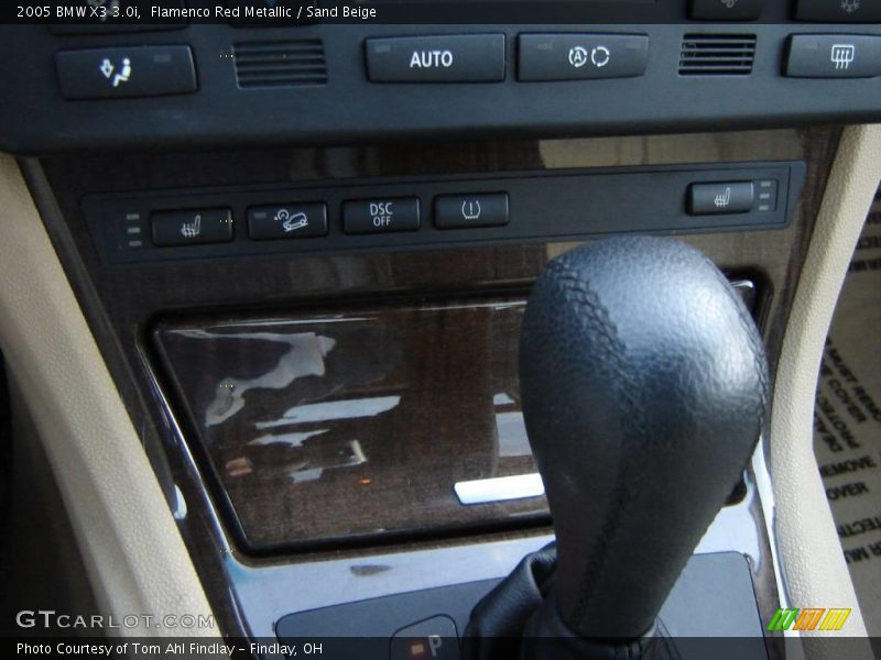 Flamenco Red Metallic / Sand Beige 2005 BMW X3 3.0i