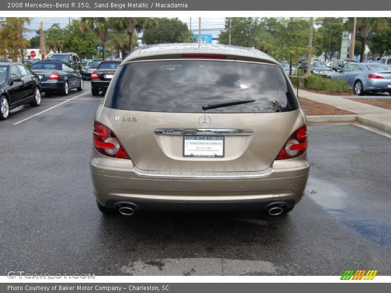 Sand Beige Metallic / Macadamia 2008 Mercedes-Benz R 350