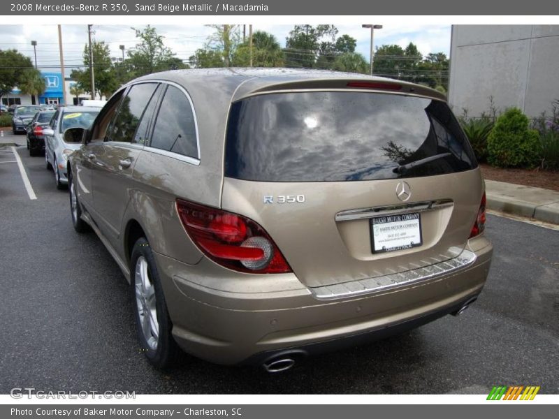 Sand Beige Metallic / Macadamia 2008 Mercedes-Benz R 350