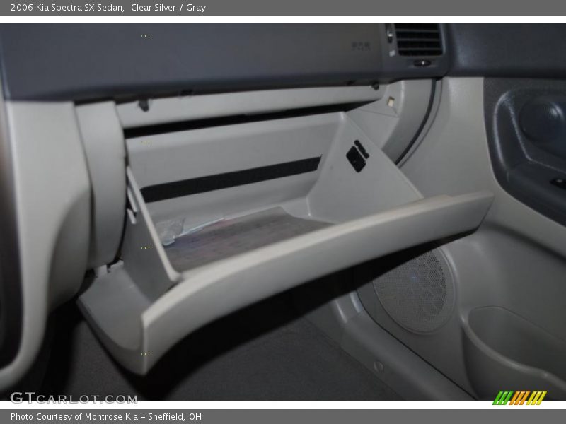 Clear Silver / Gray 2006 Kia Spectra SX Sedan