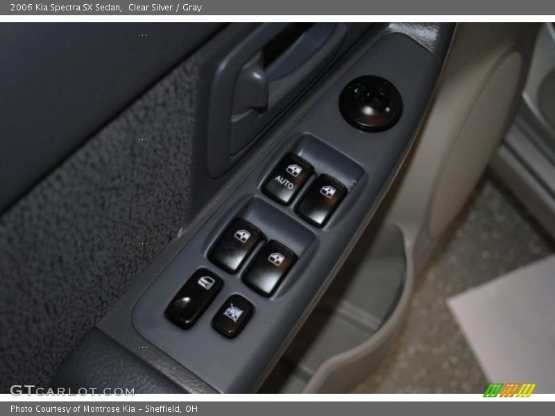 Clear Silver / Gray 2006 Kia Spectra SX Sedan