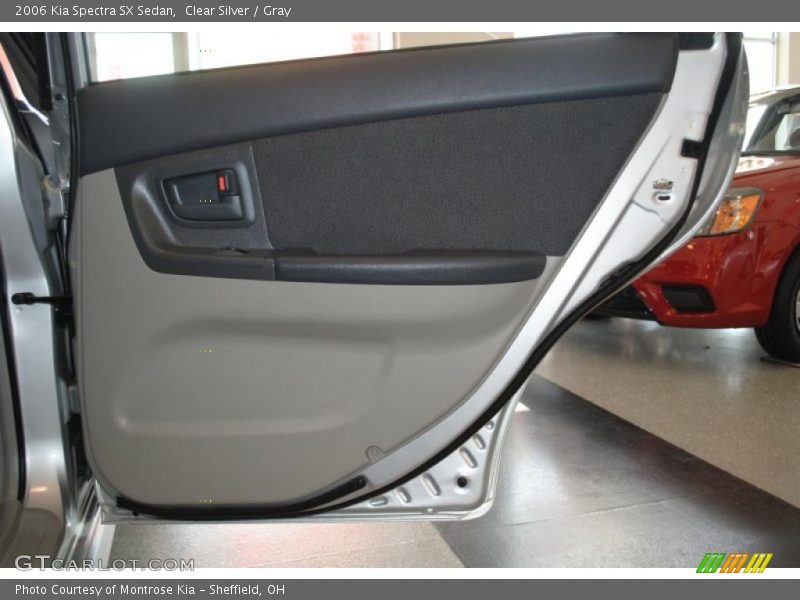 Clear Silver / Gray 2006 Kia Spectra SX Sedan