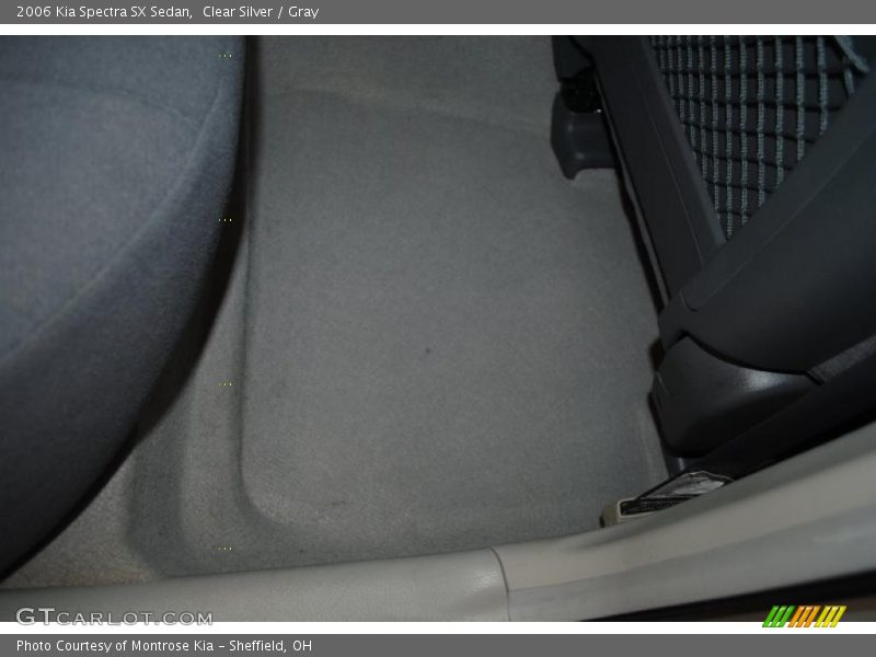 Clear Silver / Gray 2006 Kia Spectra SX Sedan