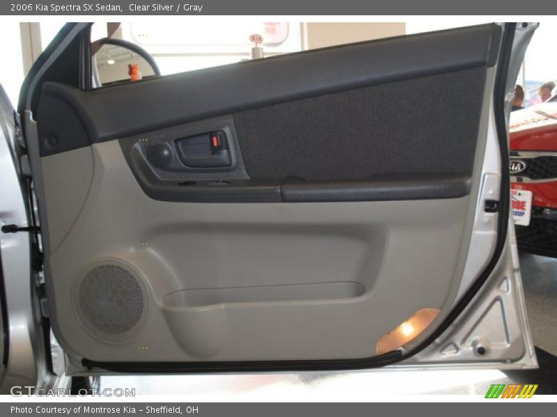 Clear Silver / Gray 2006 Kia Spectra SX Sedan