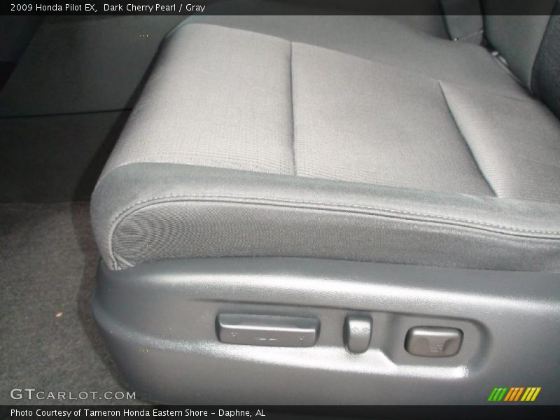 Dark Cherry Pearl / Gray 2009 Honda Pilot EX