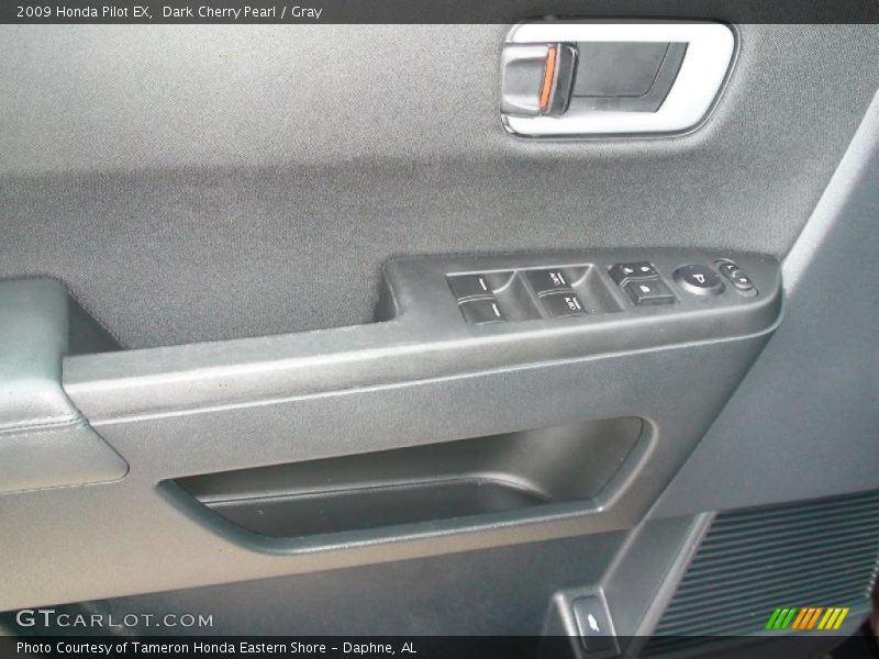 Dark Cherry Pearl / Gray 2009 Honda Pilot EX