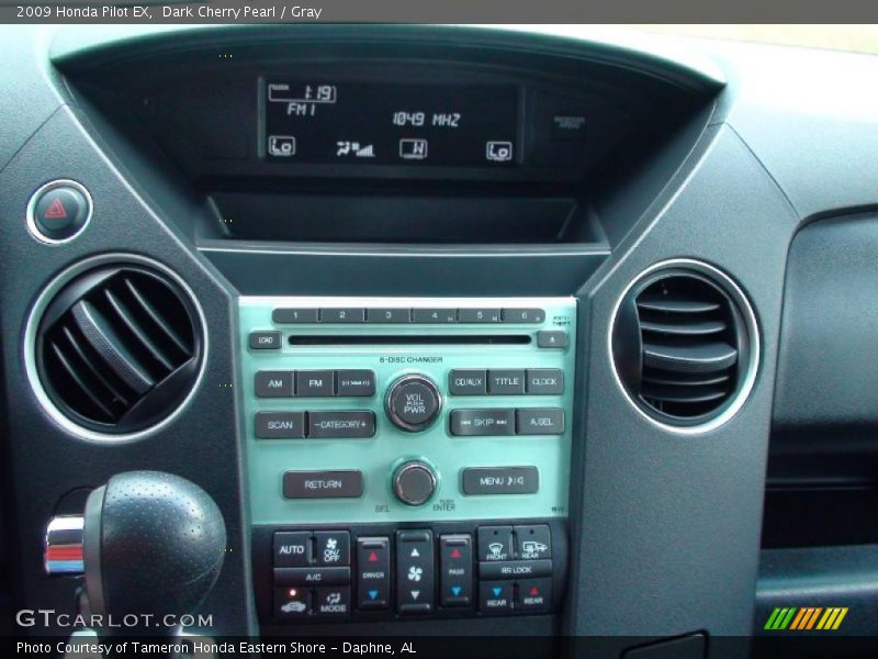 Dark Cherry Pearl / Gray 2009 Honda Pilot EX