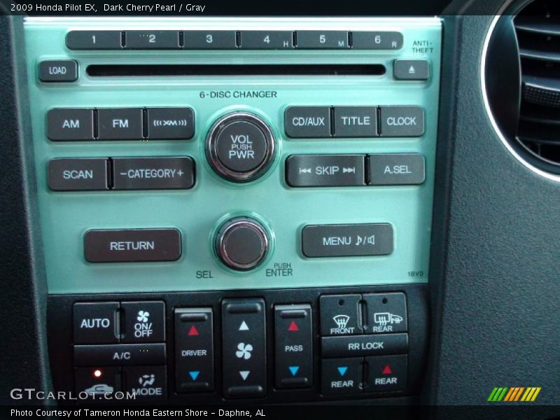 Dark Cherry Pearl / Gray 2009 Honda Pilot EX