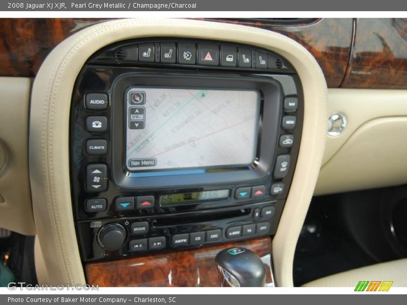 Pearl Grey Metallic / Champagne/Charcoal 2008 Jaguar XJ XJR