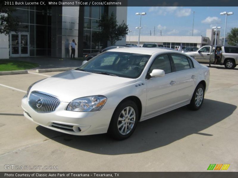 White Diamond TriCoat / Cocoa/Cashmere 2011 Buick Lucerne CX