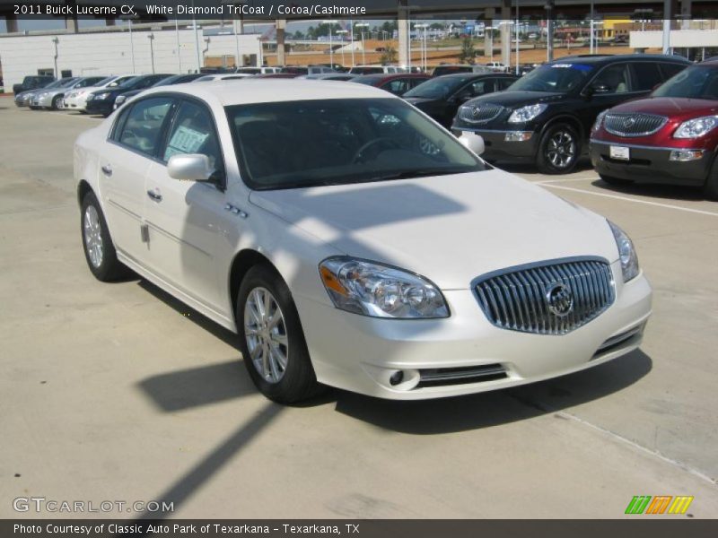 White Diamond TriCoat / Cocoa/Cashmere 2011 Buick Lucerne CX
