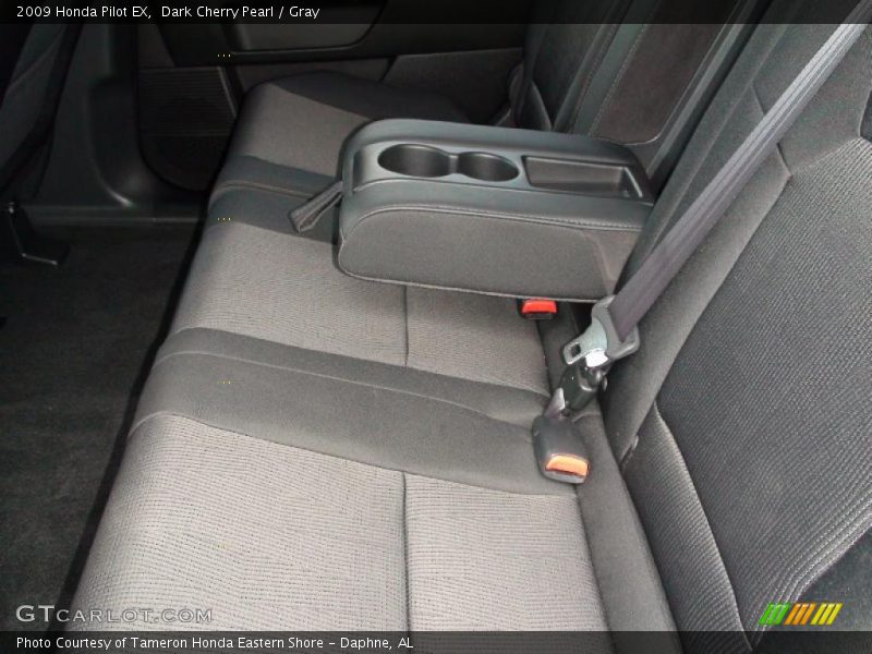 Dark Cherry Pearl / Gray 2009 Honda Pilot EX