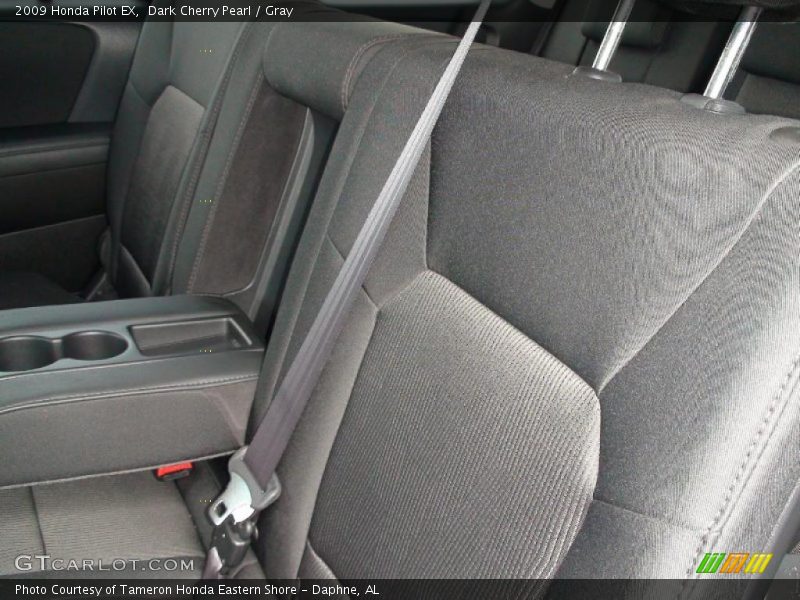Dark Cherry Pearl / Gray 2009 Honda Pilot EX