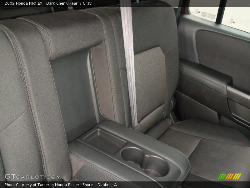 Dark Cherry Pearl / Gray 2009 Honda Pilot EX