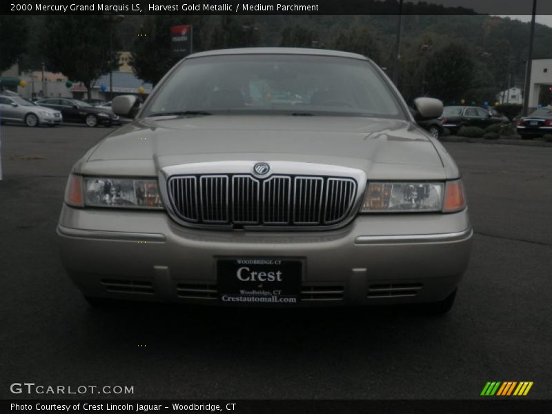 Harvest Gold Metallic / Medium Parchment 2000 Mercury Grand Marquis LS