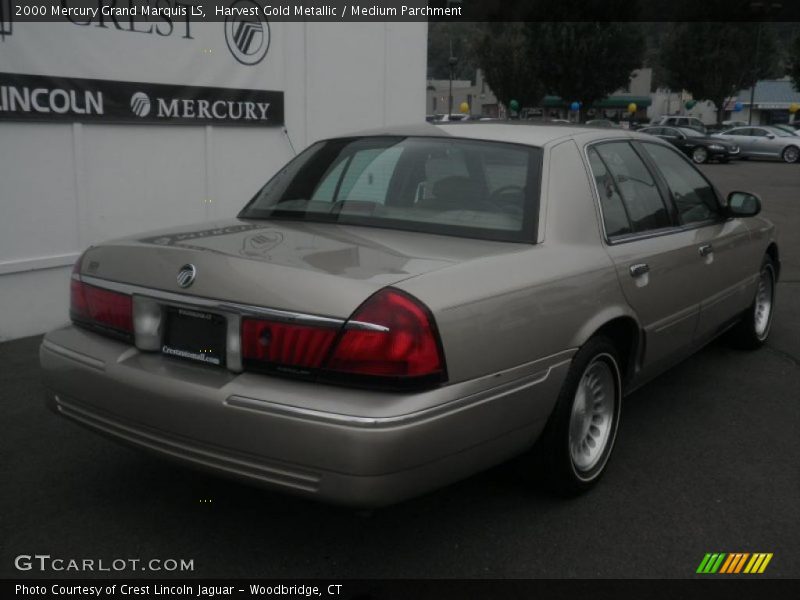 Harvest Gold Metallic / Medium Parchment 2000 Mercury Grand Marquis LS