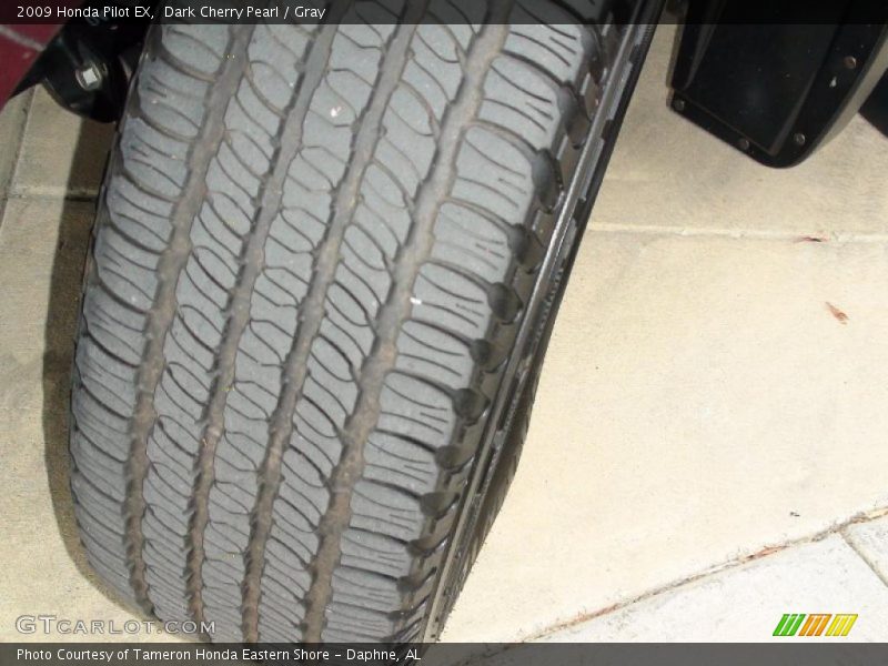 Dark Cherry Pearl / Gray 2009 Honda Pilot EX