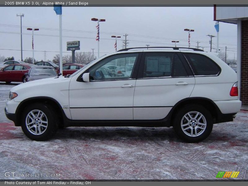 Alpine White / Sand Beige 2005 BMW X5 3.0i