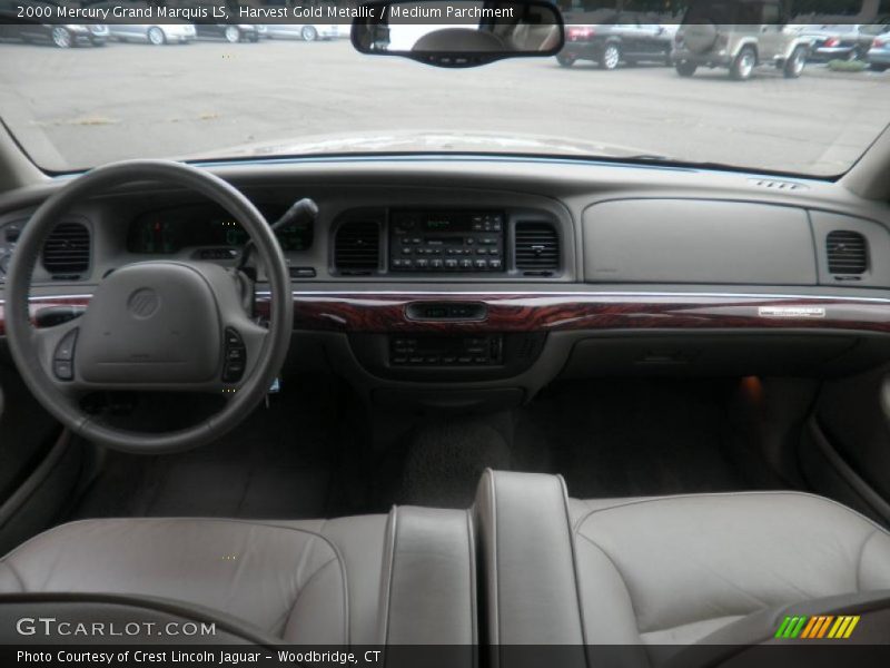 Harvest Gold Metallic / Medium Parchment 2000 Mercury Grand Marquis LS