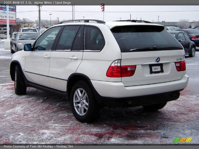 Alpine White / Sand Beige 2005 BMW X5 3.0i