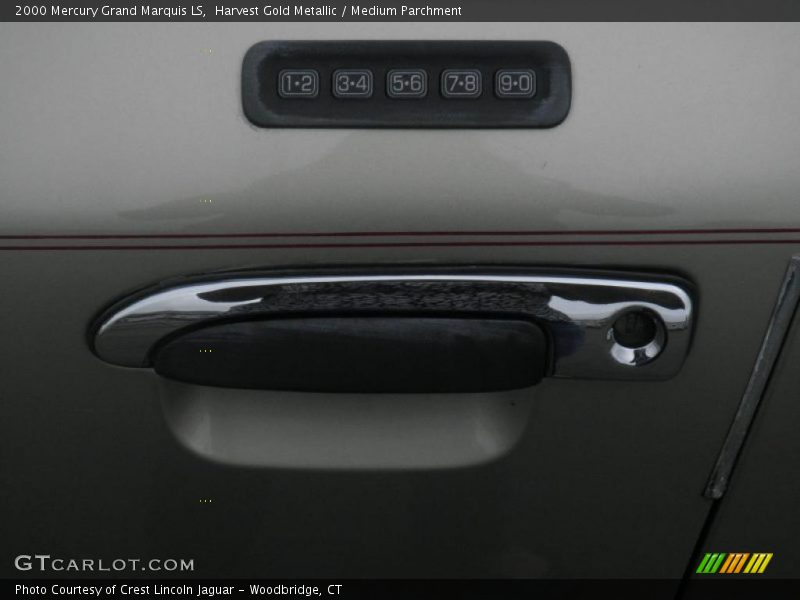 Harvest Gold Metallic / Medium Parchment 2000 Mercury Grand Marquis LS