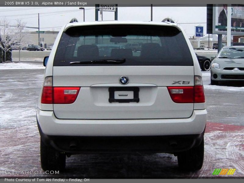 Alpine White / Sand Beige 2005 BMW X5 3.0i