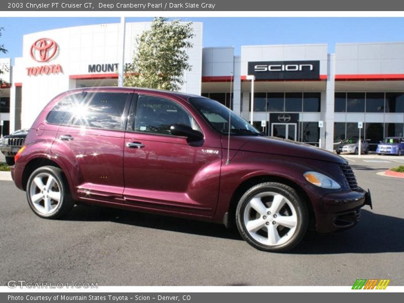 Deep Cranberry Pearl / Dark Slate Gray 2003 Chrysler PT Cruiser GT