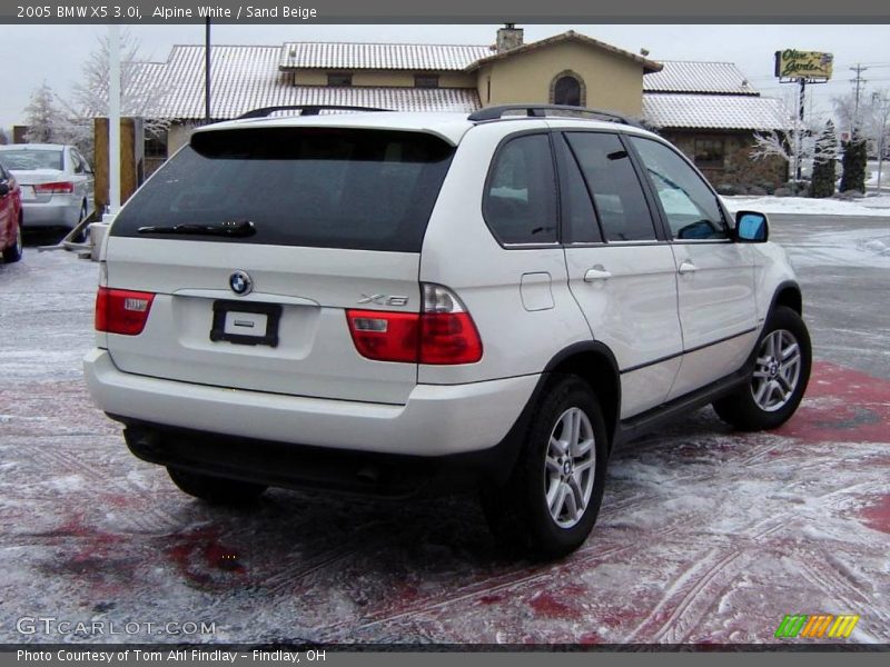 Alpine White / Sand Beige 2005 BMW X5 3.0i