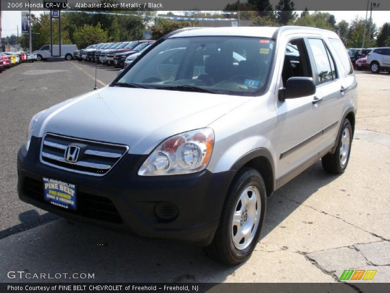 Alabaster Silver Metallic / Black 2006 Honda CR-V LX