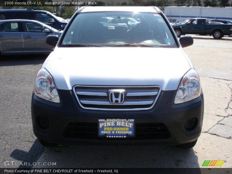 Alabaster Silver Metallic / Black 2006 Honda CR-V LX