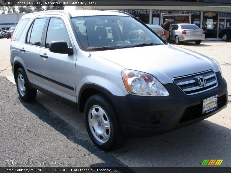Alabaster Silver Metallic / Black 2006 Honda CR-V LX