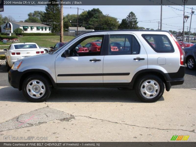 Alabaster Silver Metallic / Black 2006 Honda CR-V LX