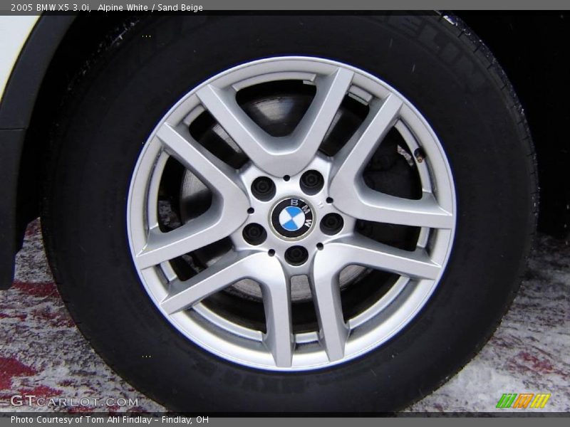 Alpine White / Sand Beige 2005 BMW X5 3.0i