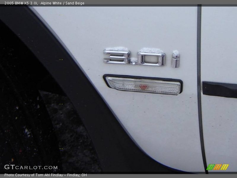 Alpine White / Sand Beige 2005 BMW X5 3.0i