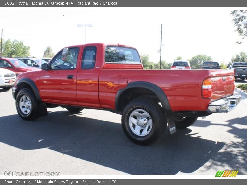 Radiant Red / Charcoal 2003 Toyota Tacoma V6 Xtracab 4x4