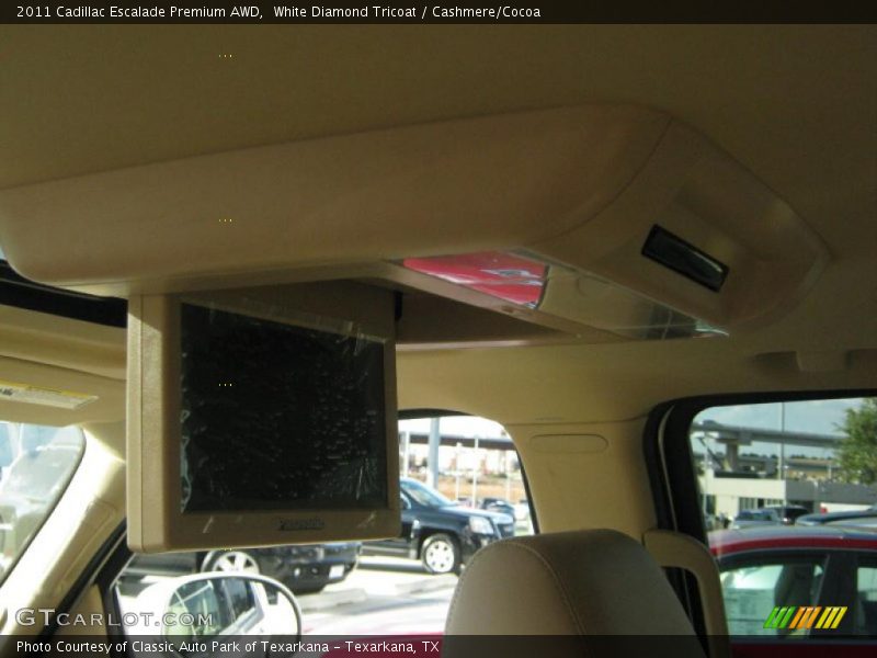 White Diamond Tricoat / Cashmere/Cocoa 2011 Cadillac Escalade Premium AWD