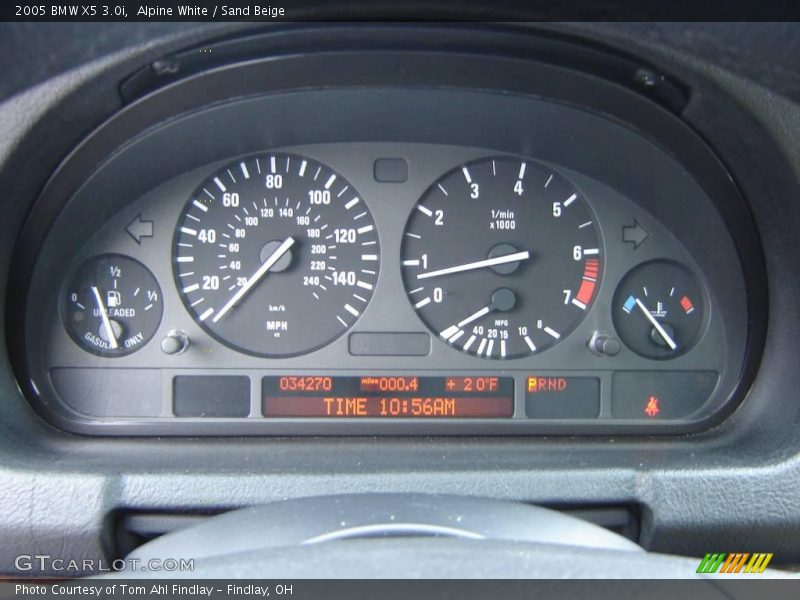 Alpine White / Sand Beige 2005 BMW X5 3.0i