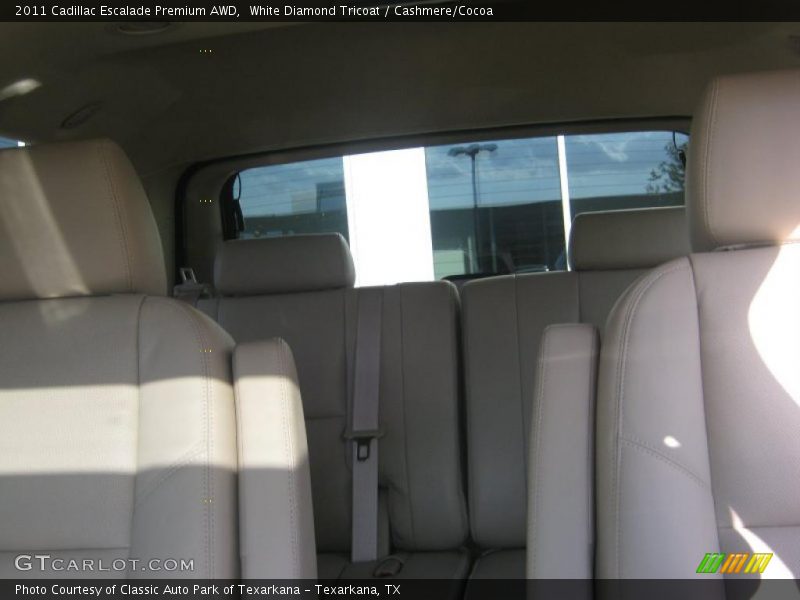 White Diamond Tricoat / Cashmere/Cocoa 2011 Cadillac Escalade Premium AWD