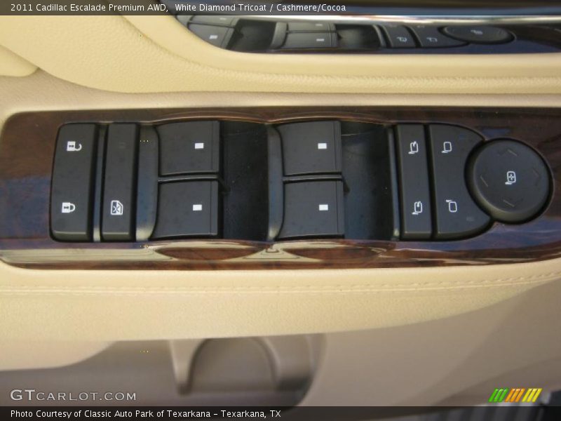 White Diamond Tricoat / Cashmere/Cocoa 2011 Cadillac Escalade Premium AWD
