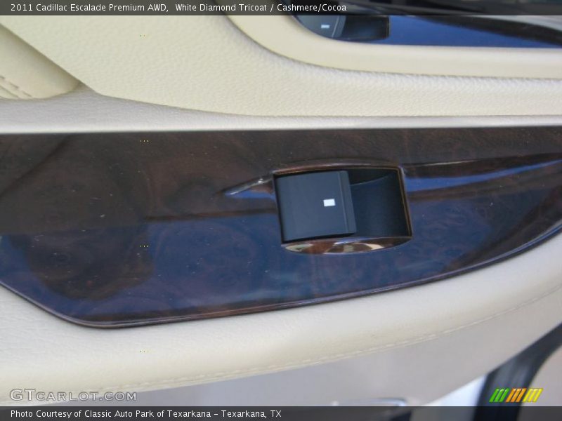 White Diamond Tricoat / Cashmere/Cocoa 2011 Cadillac Escalade Premium AWD