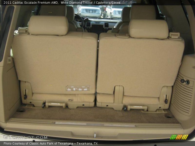 White Diamond Tricoat / Cashmere/Cocoa 2011 Cadillac Escalade Premium AWD
