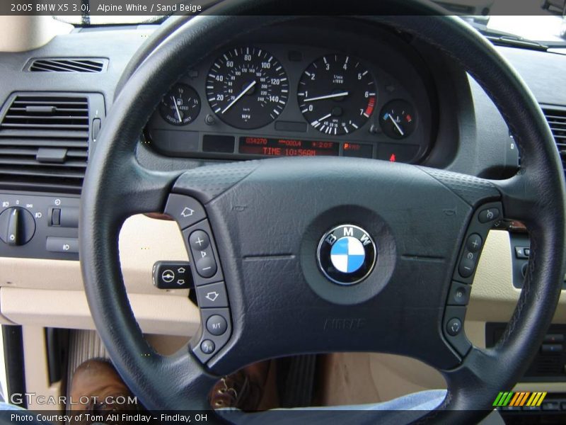 Alpine White / Sand Beige 2005 BMW X5 3.0i