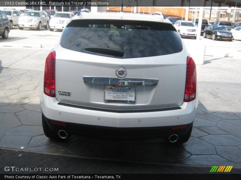 Platinum Ice Tricoat / Shale/Ebony 2011 Cadillac SRX FWD