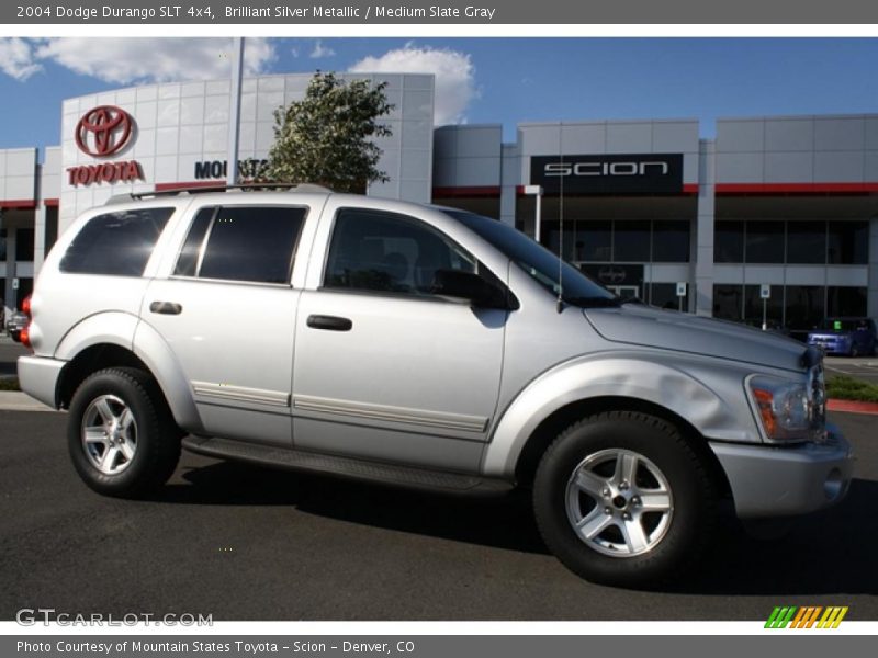 Brilliant Silver Metallic / Medium Slate Gray 2004 Dodge Durango SLT 4x4