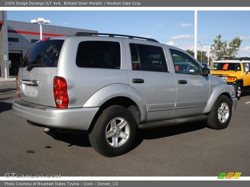 Brilliant Silver Metallic / Medium Slate Gray 2004 Dodge Durango SLT 4x4