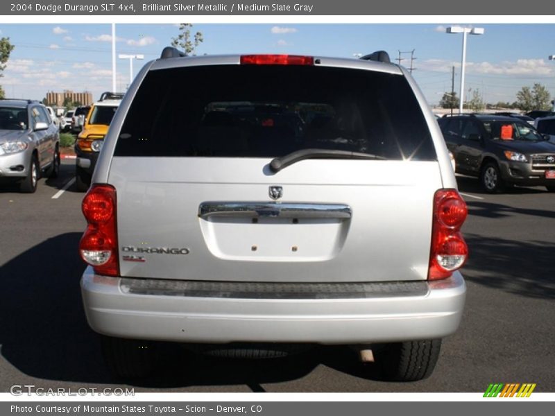 Brilliant Silver Metallic / Medium Slate Gray 2004 Dodge Durango SLT 4x4