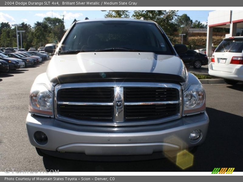 Brilliant Silver Metallic / Medium Slate Gray 2004 Dodge Durango SLT 4x4