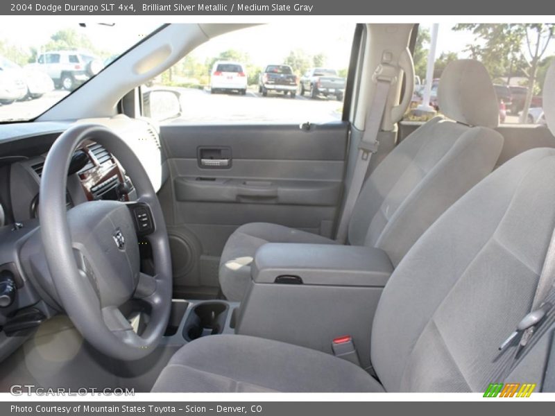 Brilliant Silver Metallic / Medium Slate Gray 2004 Dodge Durango SLT 4x4