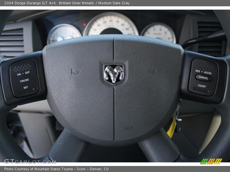 Brilliant Silver Metallic / Medium Slate Gray 2004 Dodge Durango SLT 4x4