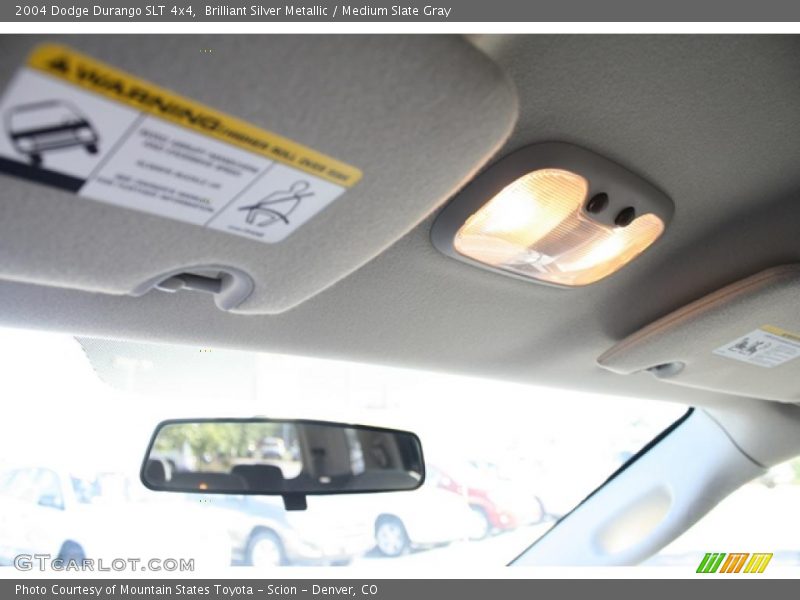Brilliant Silver Metallic / Medium Slate Gray 2004 Dodge Durango SLT 4x4